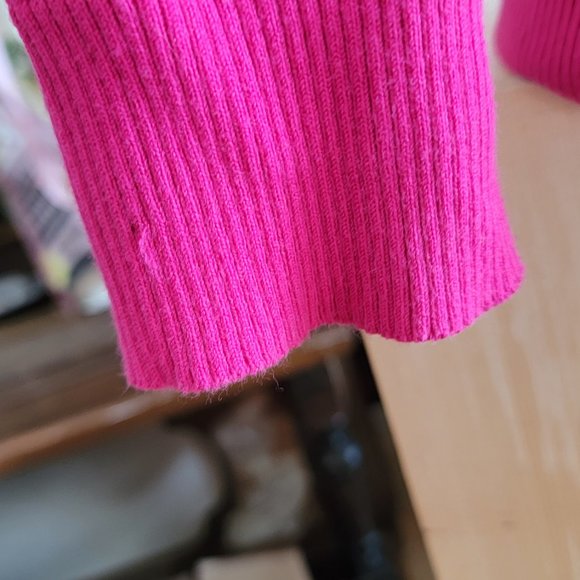 Mexx V-Neck Button Down Pink Cardigan Pink Sweater Size S - Picture 7 of 7